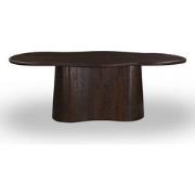 Eettafel Organisch 220cm - Donkerbruin Mangohout - Jessie