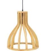 Hanglamp Naturel Mangohout - 1-Lichts - 45x45x50cm - Samé