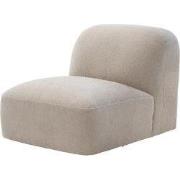 Loveseat Stof Taupe - Zitbreedte 76cm - 76x106x75cm - Mary