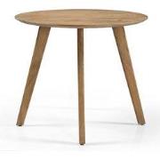 Eettafel Rond - Naturel Mangohout - 90x90x76cm - Oslo