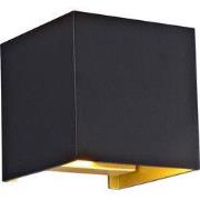 TOKO Wandlicht zwart / goud G9 excl (max 40W)