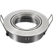 SATURN inbouwspot richtbaar GU10 (excl.Lamp) geborsteld alu 83mm