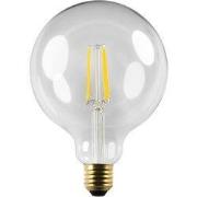 E27 LED Globe G125 6W Helder 2500K Dimbaar