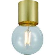 BABU Plafondlicht geborsteld goud 1x E27 excl (Ø80x84)