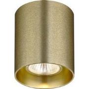 Barbara gouden plafondlicht geborsteld rond 1xGU10 excl (max 50W)