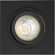 ZOOM I inbouwspot zwart 1x 5W LED GU10 dimbaar incl,