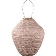 LUMIZ Solar tuinverlichting Ikat Jar - 30 cm - Roze