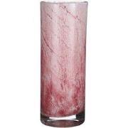 Mica Decorations Estelle Vaas Estelle - H31xØ11 cm - Glas - Lichtroze