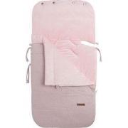 Baby's Only Voetenzak autostoel 0+ Sparkle - Zilver-Roze Mêlee - Met s...