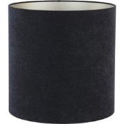 Light & Living - Lampenkap VELOURS - Ø45x45cm - Zwart