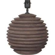 PTMD Tafellamp Roven - 29x29x28 cm - Hout - Bruin