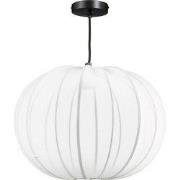 Mica Decorations Hanglamp Melon - 43x43x30 cm - Ijzer - Wit