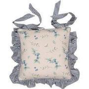 Clayre & Eef Kussenhoes Stoelkussen  40x40 cm Beige Katoen Vierkant Bo...