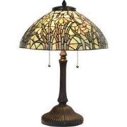 Lumilamp Tiffany Tafellamp Ø 40x60 cm Beige Groen Glas