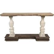 Clayre & Eef Sidetable  157x40x86 cm Bruin Beige Hout Rechthoek Wandta...