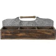 Clayre & Eef Opbergkist  60x32x22 cm Bruin Hout Rechthoek Plantenhoude...