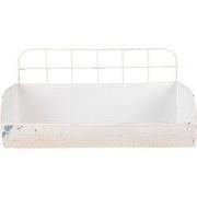 Clayre & Eef Wandrek  38x14x20 cm Beige Ijzer Rechthoek Muurrek