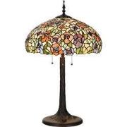 Lumilamp Tiffany Tafellamp Ø 46x72 cm Groen Glas