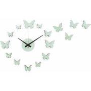Wandklok Diy Butterfly - Groen - Ø35cm