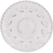 Clayre & Eef Dinerbord  Ø 22 cm Glas Rond Eetbord
