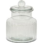 Clayre & Eef Voorraadpot  Ø 11x16 cm Glas Voorraadbus
