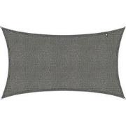Kopu® Schaduwdoek Rechthoek 280 gram Waterdoorlatend 3x5 m - Grijs