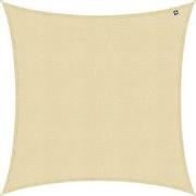 Kopu® Schaduwdoek Vierkant 5x5 m - 280 gram Waterdoorlatend - Creme