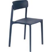 Housecraft Living Clive Eetkamerstoelen/ Tuinstoelen Donker Blauw - Se...