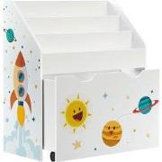 Opbergrek voor kinderen met boekenkast - H70 cm