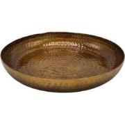 Rond Dienblad Maxim - M - Antiek Goud - 33cm