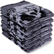 DoubleDry Luxe Keukenhanddoeken Set - 6 Stuks - 50x50 cm - 100% Katoen...