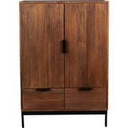 Dutchbone Saroo Kast/ Opbergkast 2 deuren + 2 lades Mangohout Bruin