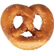 Clayre & Eef Decoratie Pretzel 10x9x2 cm Bruin Kunststof