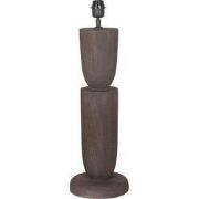 PTMD Tafellamp Lorinne 1 - 20x20x55 cm - Hout - Bruin