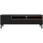 Tv-meubel met 1 deur, 3 lades en 2 vakken B155,7 cm  APRIL