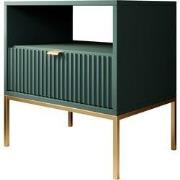 Meubella - Nachtkastje Navil 2 - Groen