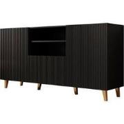 Meubella - Dressoir Prime - Zwart - 150 cm