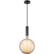 Home sweet home hanglamp Saga zwart Spiral g260 - amber