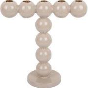 Kandelaar Bubbles High - Grijs - 25.5x10.5x26.5cm