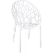 Moderne stoel GEO 59x60x80 cm Wit