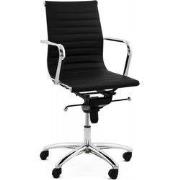 MEGA design bureaufauteuil 68x68x101 cm Zwart