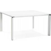 XLINE vergadertafel 160x160x745 cm Wit