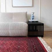 Vintage vloerkleed By Beppe rood met franjes - Viscose - 195 x 300 cm ...