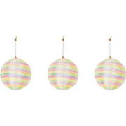 Xmas Hangers- Xmas Balls- Foam- Neon Colours -S3- 10cm