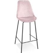 Halfhoge snackkruk SPARK 49x45x105 cm Roze