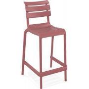 Halfhoge snackkruk NOBU MINI 52x55x95 cm Rood