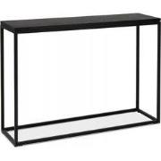 Consoletafel in industriële stijl RIVER 120x35x75 cm Zwart