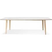 SOLANA uitschuifbare eettafel 170-270x100x75 cm Wit
