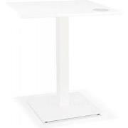 Kleine eettafel MUFFIN 68x68x746 cm Wit