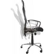 Moderne bureaufauteuil ROMA 52x50x131 cm Zwart